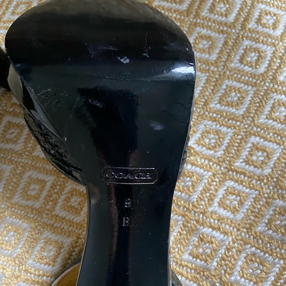 Stunning Coach Snakeskin Platform Heels - Picture 4 of 7